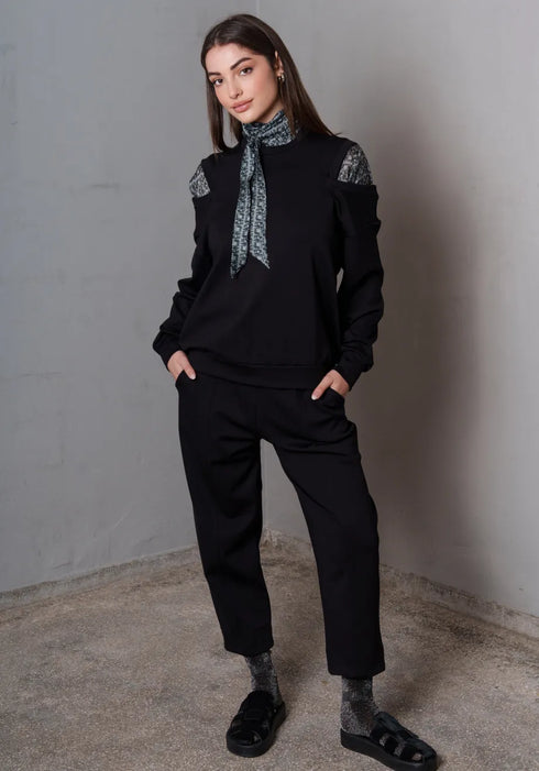 Παντελόνι Corsia Collectiva Noir CN141F12PNT μαύρο