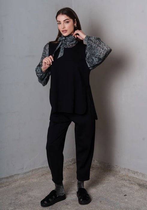 Παντελόνι Corsia Collectiva Noir CN141F12PNT μαύρο