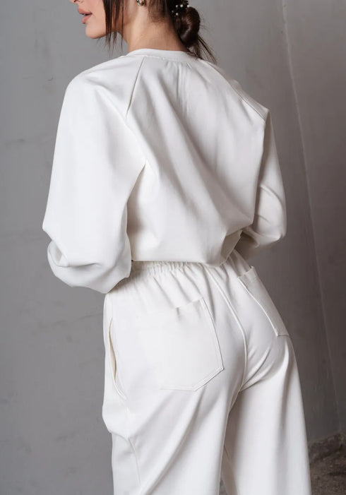 Παντελόνι Corsia Collectiva Noir CN141F12PNT λευκό