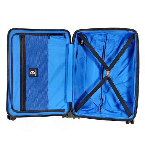 Βαλίτσα μεσαία 64x43x28cm Discovery DL22HA-60-119 μαύρο