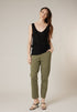 Τοπ πλεκτό Elida Deeluxe 06T384W μαύρο