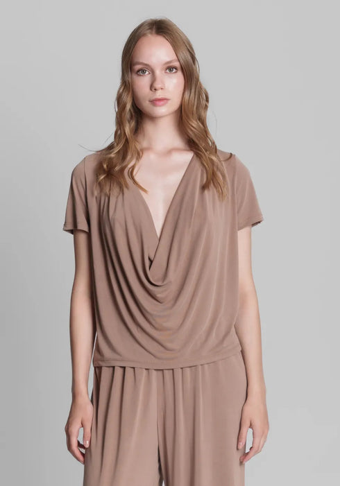 Τοπ Ezra Collectiva Noir CN140A02CPR μπεζ