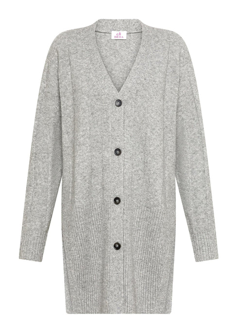 Ζακέτα lurex Deha D32144-43800 γκρι