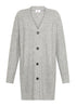 Ζακέτα lurex Deha D32144-43800 γκρι