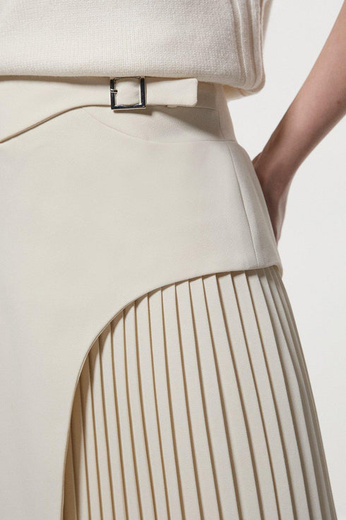 Φούστα μίνι Karen Millen AKK94308 μπεζ