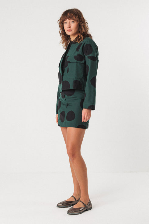 Σακάκι/τζάκετ Kuntxe SKFK WJC00452 πράσινο/μαύρο