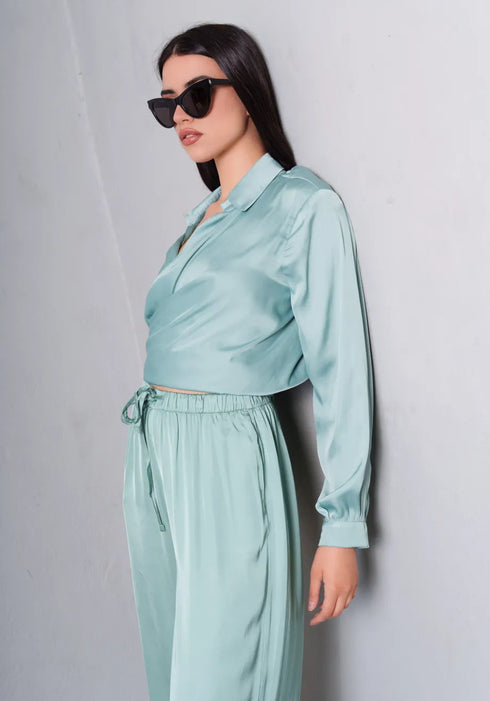 Πουκάμισο Lida Collectiva Noir CN140N01SAT βεραμάν