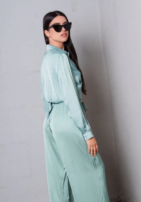 Πουκάμισο Lida Collectiva Noir CN140N01SAT βεραμάν