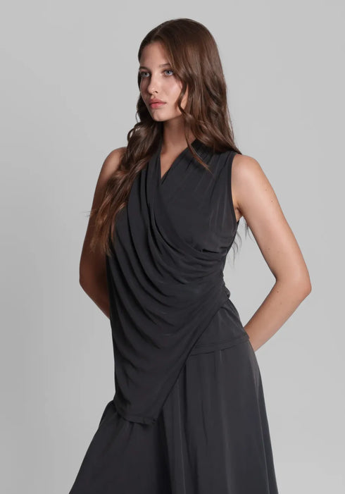 Τοπ Malik Collectiva Noir CN140A05CPR μαύρο