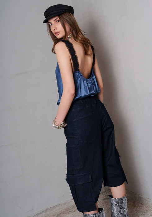 Βερμούδα denim Mars Collectiva Noir CN141Q03DNM μπλε