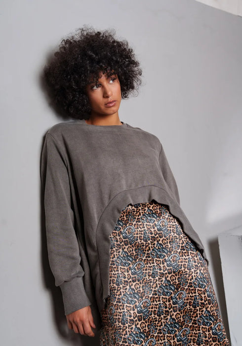 Τοπ Mink Collectiva Noir CN141A13FDV γκρι