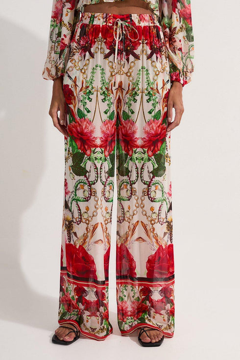 Παντελόνι Karen Millen BKK23396 εμπριμέ