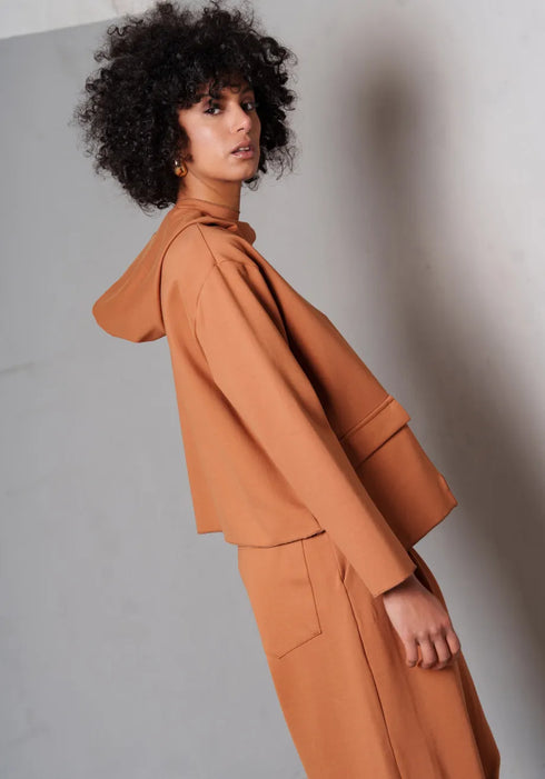 Τοπ Nasa Hoodie Collectiva Noir CN141F07PNT κάμελ