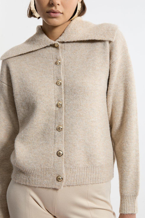 Ζακέτα Karen Millen BKK22189 μπεζ