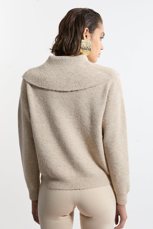 Ζακέτα Karen Millen BKK22189 μπεζ