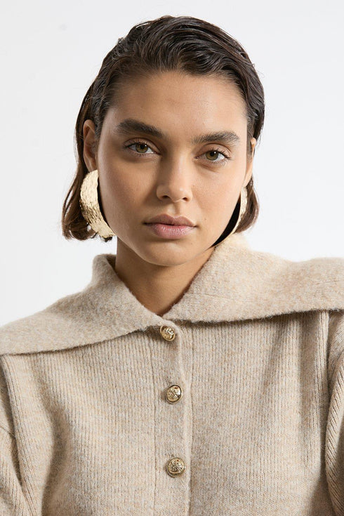 Ζακέτα Karen Millen BKK22189 μπεζ