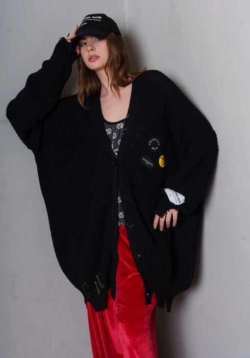 Ζακέτα No7 Yan Collectiva Noir CN141G11KNT μαύρο