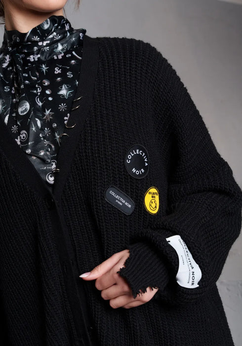 Ζακέτα No7 Yan Collectiva Noir CN141G11KNT μαύρο