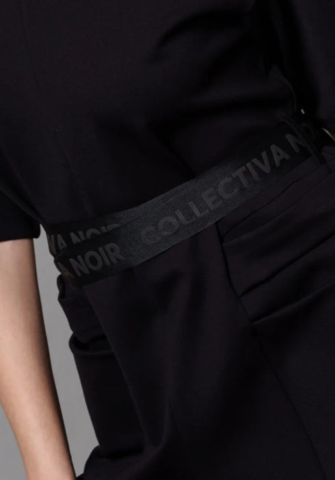 Ζώνη CN Ribbon Belt Collectiva Noir CN141Z04CO μαύρo