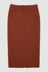 Φούστα Pencil maxi Karen Millen BKK24849 κεραμιδί