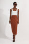 Φούστα Pencil maxi Karen Millen BKK24849 κεραμιδί
