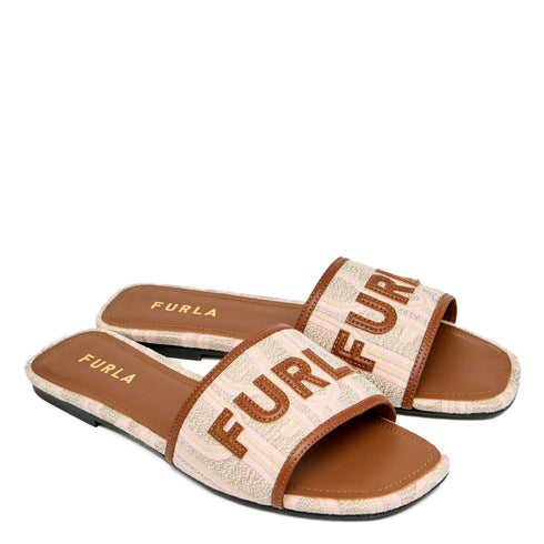 Σανδάλια Brezza Furla YL55BRE BX4556 5062 ταμπά/ροζ