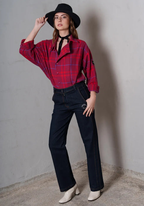 Πουκάμισο Scott Collectiva Noir CN141L04COU κόκκινο