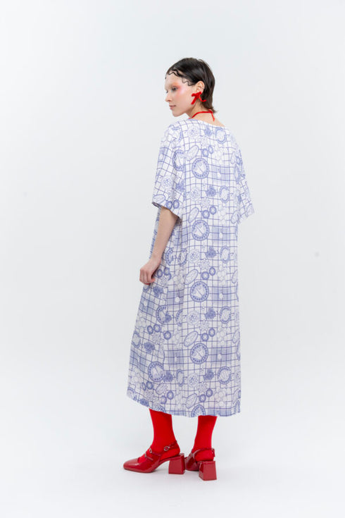 Φόρεμα με κουμπιά Klelia Andrali wanna be pic nic