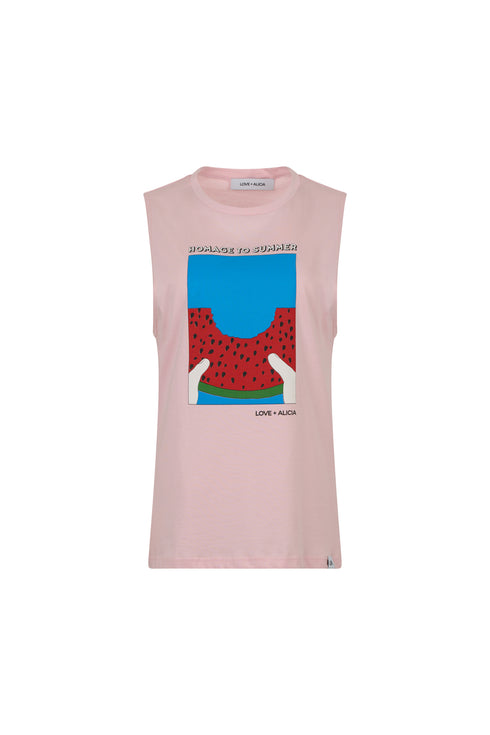 Τοπ Watermelon Tank Love+Alicia 421321 ροζ