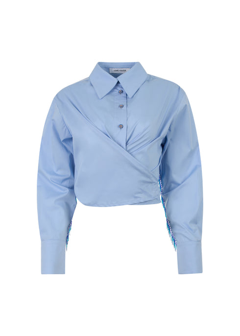 Πουκάμισο Melissa Love+Alicia 421339 γαλάζιο