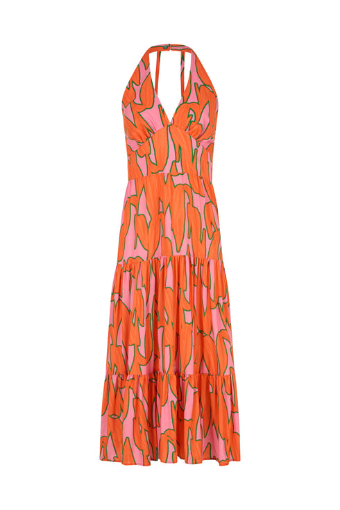 Φόρεμα Manou Love+Alicia 421102 πορτοκαλί