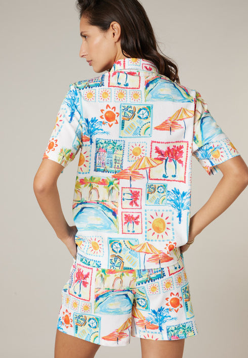 Πουκάμισο Summer Deeluxe 06T446W multicolor