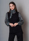 Τοπ Teria Vest Collectiva Noir CN141F09PNT μαύρο
