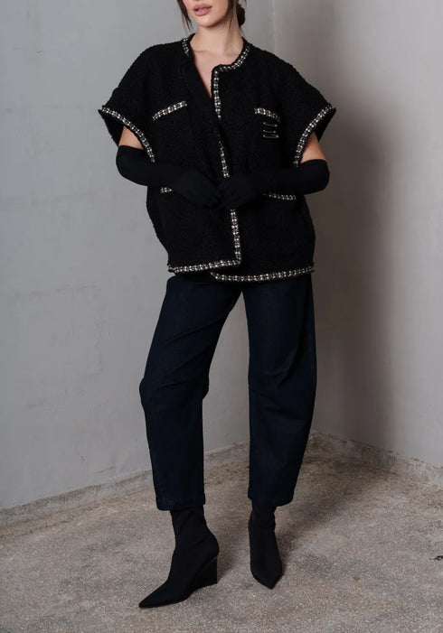 Αμάνικο τζάκετ Zade Collectiva Noir CN141X03BCL μαύρο