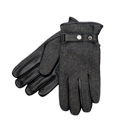 Δερμάτινα ανδρικά γάντια Guy Laroche 98961 μαύρο