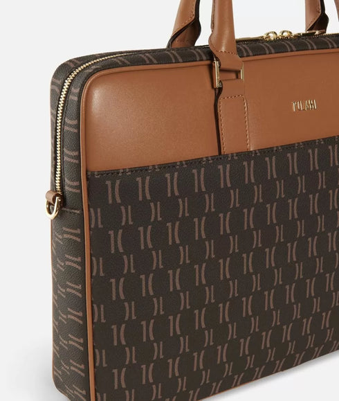 Επαγγελματική τσάντα Alviero Martini 1a Classe Monogram CMB028-9614-0500 καφέ