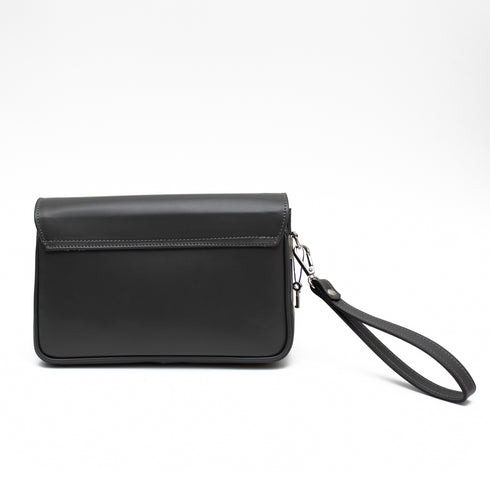 Τσαντάκι χειρός δερμάτινο Condor γκρι