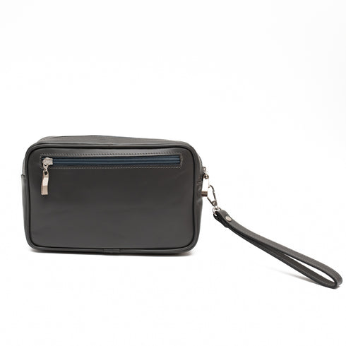 Τσαντάκι χειρός δερμάτινο Condor γκρι