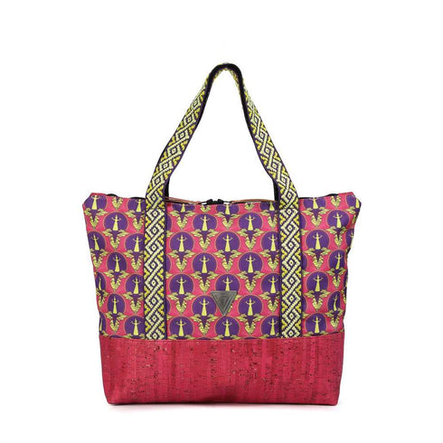 Jasmin Τσάντα ώμου Sustainable Yfos minoan φούξια