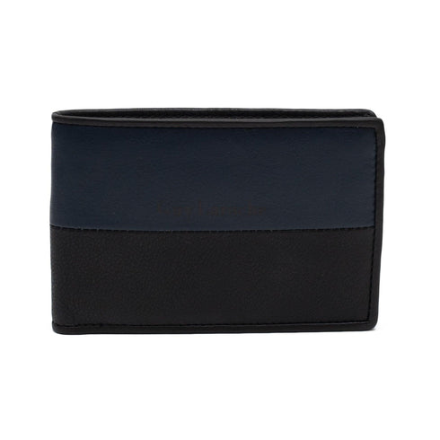 Δερμάτινο πορτοφόλι Guy Laroche 37601 μαύρο/μπλε