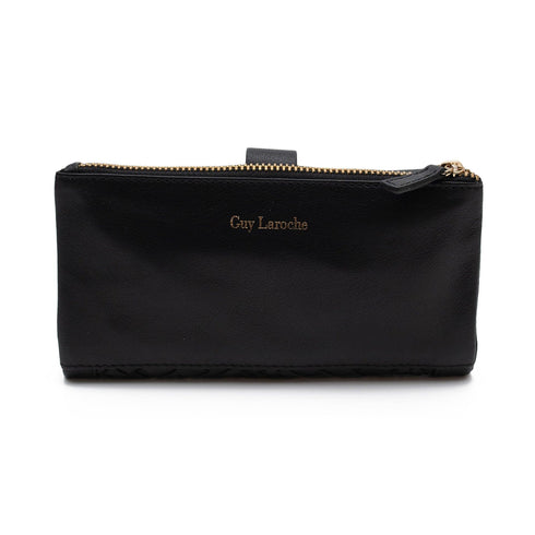Δερμάτινο πορτοφόλι Guy Laroche 23212 μαύρο