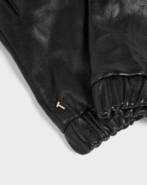 Δερμάτινα γάντια Ted Baker 255485 μαύρο