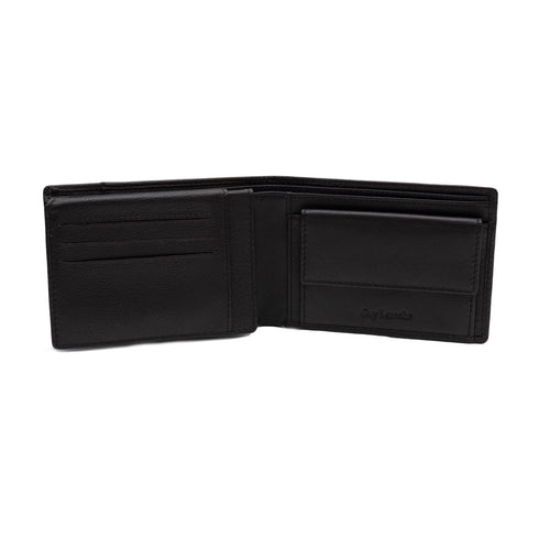 Δερμάτινο πορτοφόλι Guy Laroche 37001 καφέ