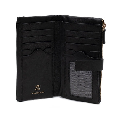 Δερμάτινο πορτοφόλι Guy Laroche 23212 μαύρο