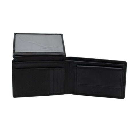 Δερμάτινο πορτοφόλι Guy Laroche 37601 μαύρο/μπλε