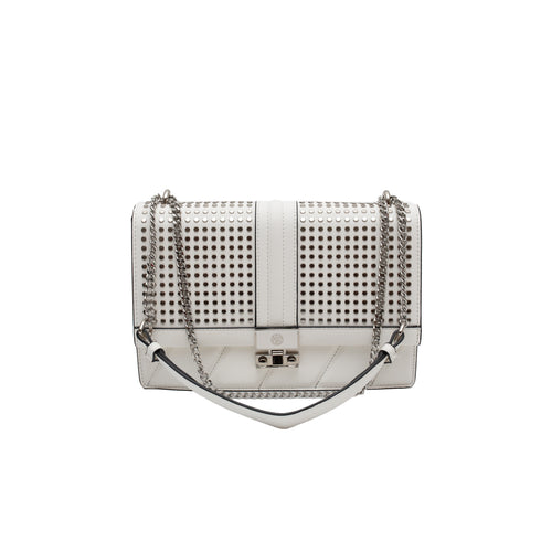 Τσάντα ώμου/χιαστί Y Not? ROC-002S2 λευκό