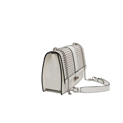 Τσάντα ώμου/χιαστί Y Not? ROC-002S2 λευκό