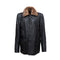 Ανδρικό Δερμάτινο Τζάκετ Fabio Mori μαύρο