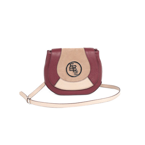 Τσαντάκι χιαστί δερμάτινο Ferre GFD1E3 072 F527 μπορντό