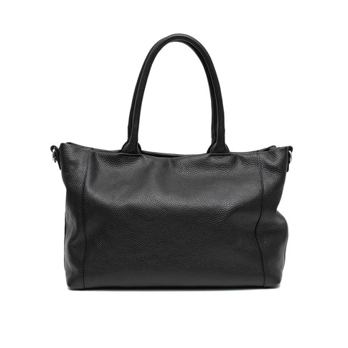 Τσάντα ώμου/χιαστί δερμάτινη Elephant 1160 μαύρο